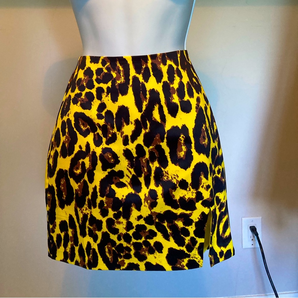 VICI x Gina Leopard Mini Skirt LAST CALL BEFORE DONATION